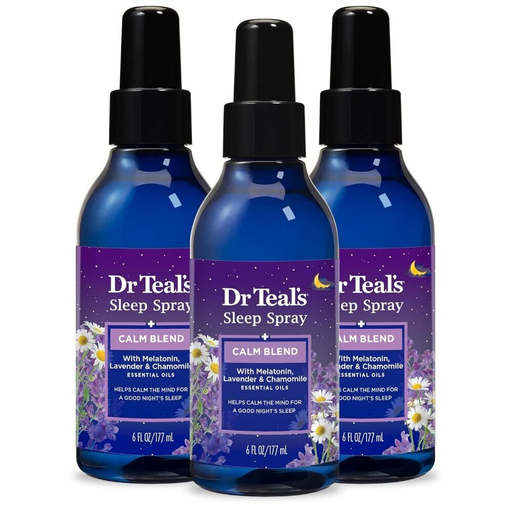 Calm Blend Spray with Melatonin, Lavender & Chamomile Essential Oils, 6 fl oz Pa